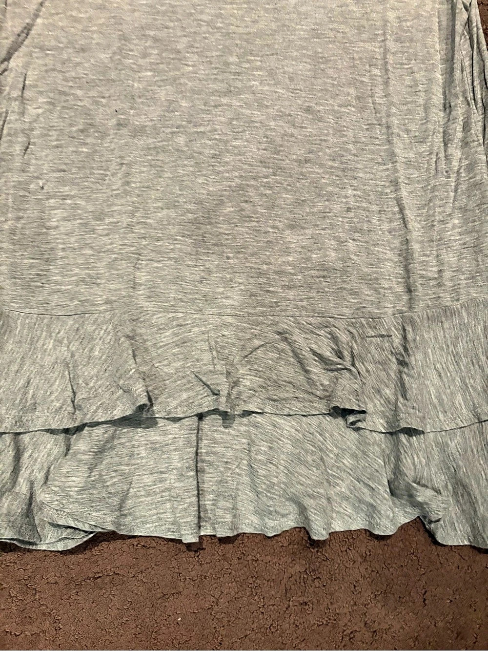 George Gray Ruffled Short Sleeve Top Size Large - Picture 4 of 5
